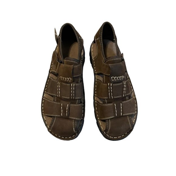 Mens leather Jonsen Milan Men's Sandal 11 BoxS808 - Picture 1 of 7